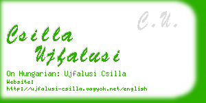 csilla ujfalusi business card